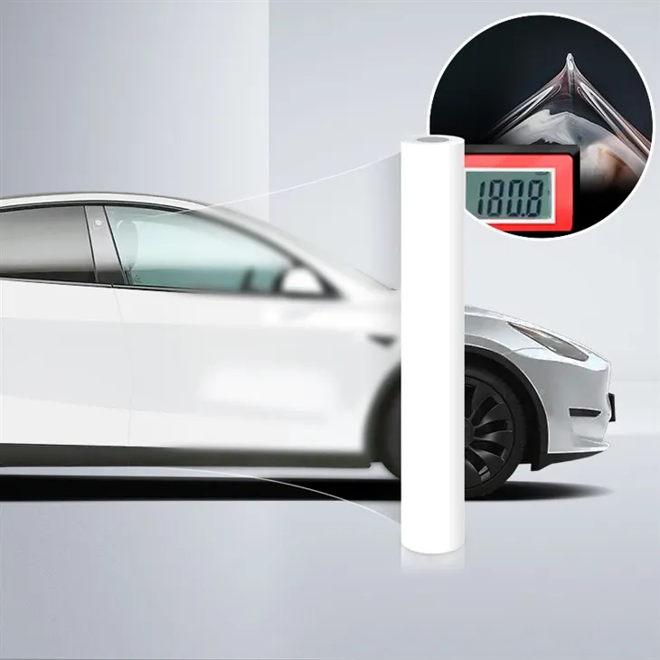 NICK White Matte PPF Car Paint Protection Film għal Tesla Model Y